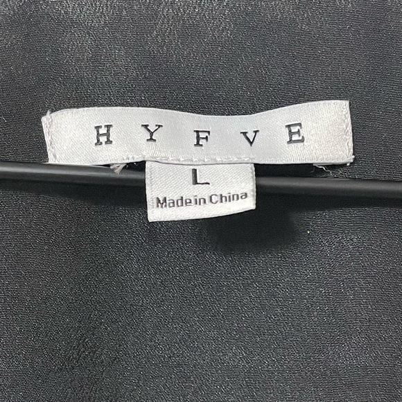 HYFVE Animal Print Black & White Ruffle Romper Size Large - Picture 9 of 11